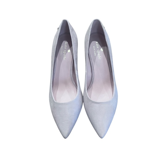 Kate Spade Women's Pale Pink Leather Heels Size 8B - Picture 2 of 9